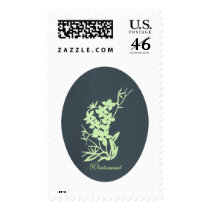 Elegant Wintersweet postage by jiyunzhaoweb Elegant Wintersweet postage