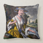 Elegant Women in Antique Landscapes pillows