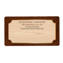 Elegant Wood Cabinetry labels