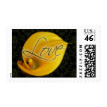 Elegant Yellow Calla Lily Love Medium Postage