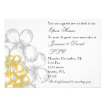 elegant yellow Corporate party Invitation invitations