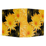 Elegant yellow lilly files &amp; albums 3 ring binder