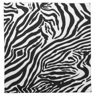 Elegant Zebra Cocktail Napkins