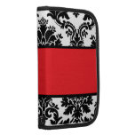 Elegante Damask in Red  Folio Smartphone Folio Planner