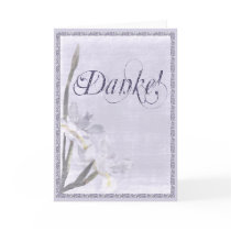 Elegante Iris Danke cards by geschenkeonline Elegante Iris Danke cards