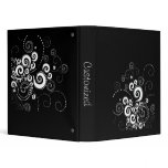 Elegante Polka Dots Binder