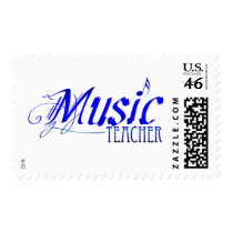 ElegantMusicTeacherBlue stamps