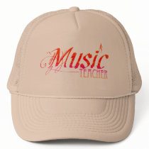 ElegantMusicTeacherRED hats