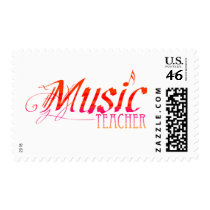ElegantMusicTeacherRED stamps