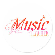 ElegantMusicTeacherRED stickers