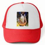 ELEGGUA BY THE DOOR TRUCKER HATS