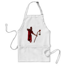 ELEGGUA DANCING BY LIZ LOZ APRON