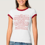 ELEGGUA'S  DESCRIPTIONS t-shirts