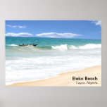 Eleko Beach, Lagos, Nigeria. posters