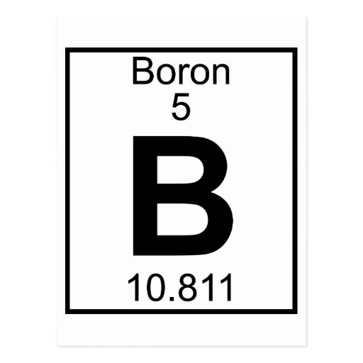 Boron Element Symbol