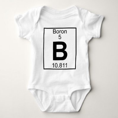 Element 005 - B - Boron  Full  Tshirt