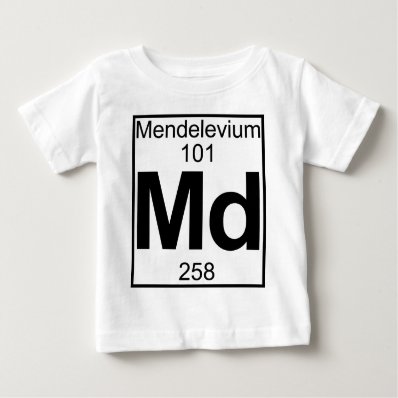 Element 101 - Md - Mendelevium  Full  T Shirt