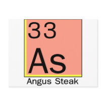 Element 33: Angus Steak postcards