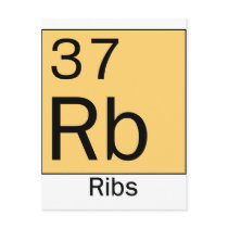 Element 37: Ribs postcards
