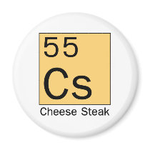 Element 55: Cheese Steak magnets by Softproduct Element 55: Cheese Steak magnets