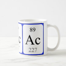 Element 89 white mug - Actinium