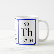 Element 90 white mug - Thorium