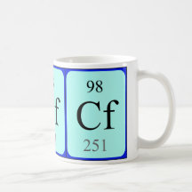 Element 98 mug - Californium
