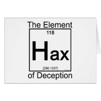 Element HAX Greeting Cards
