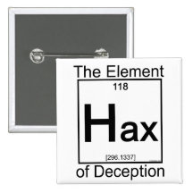 Element HAX Pinback Buttons