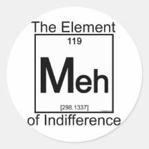 Element MEH Stickers