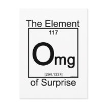 Element OMG postcards