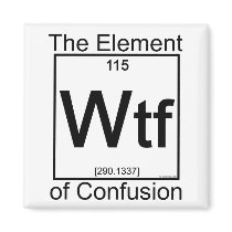 Element WTF magnets by TulsaTees Element WTF magnets
