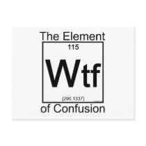 Element WTF postcards