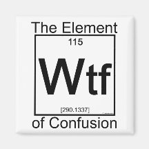 Element WTF Refrigerator Magnets