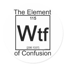 Element WTF stickers
