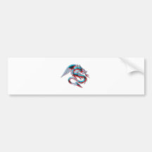 Elemental Dragon Bumper Stickers