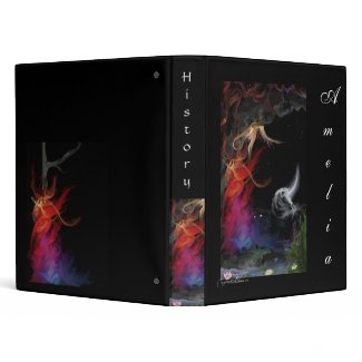 Elemental Dragons Personalizable Binder binder