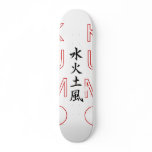 "Elemental Kanji" Board Skateboard