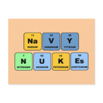 Elemental Navy Nukes Postcard