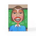 Elementary School Teacher - greeting card