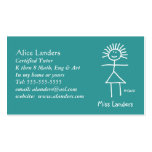 Elementary Tutor Teacher Business Card Custom