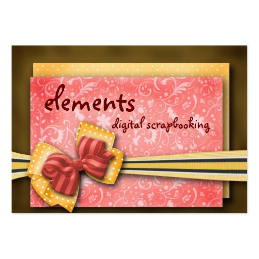 elements... business cards