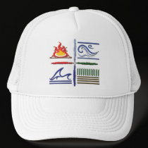 Elements Collection Trucker Hat by Kidd_Ikarus Elements Collection Trucker Hat