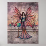 Elements in Sync Fairy Fantasy Art Poster Elements in Sync Fairy Fantasy Art Poster