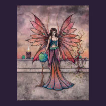 Elements in Sync Fairy Fantasy Art Poster posters
