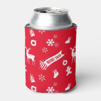 Elements of Christmas Can Cooler