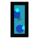 elements water design photo greeting card