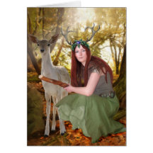 Elen of the ways greeting card