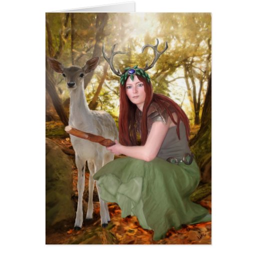 Elen of the ways greeting card