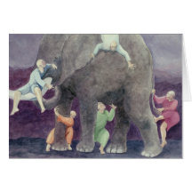 Elephant and Blind Men Cards